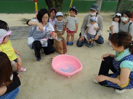 園庭開放ぞうさんランドの様子