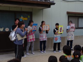 避難訓練・消火訓練の様子