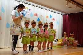 6月生まれのお誕生会の様子