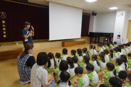 避難訓練（地震がおきたとき）