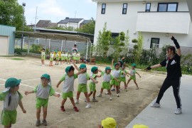 運動会の練習の様子