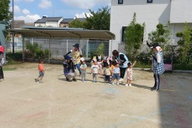 運動会の練習の様子