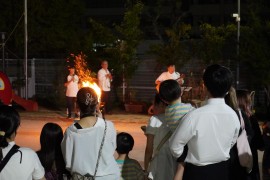 お泊り保育の様子