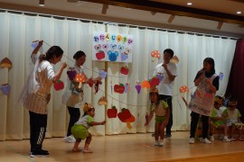 9月生まれのお誕生会の様子