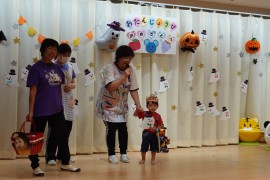 10月生まれのお誕生会の様子
