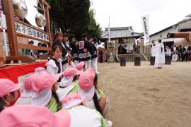 太子田神社秋祭りに参加しました