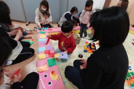 1月の園庭開放の様子